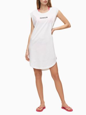 calvin klein logo tank dress