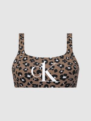 calvin klein bralette leopard