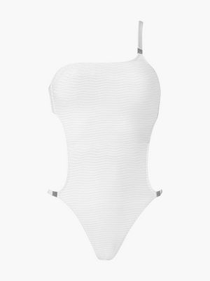 Cut Out Swimsuit Core Textured Calvin Klein Kw0kw01337beh