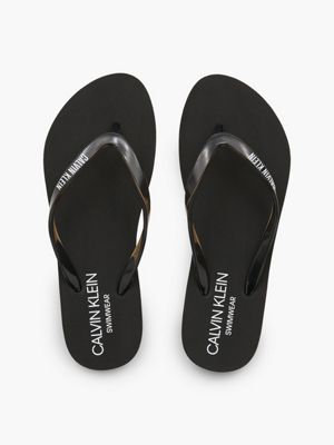 calvin klein flip flops womens
