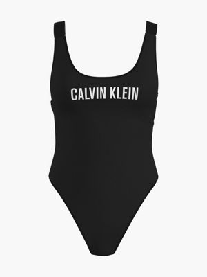 Maillot De Bain Decollete Grande Taille Intense Power Calvin Klein Reg Kw0kw01394beh