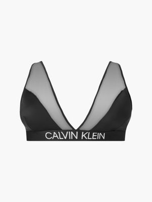 balans Inheems Dwars zitten Plus Size Triangle Bikini Top - CK Curve Calvin Klein® | KW0KW01402BEH