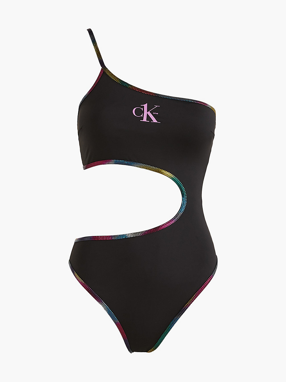 PVH BLACK Cut Out Swimsuit - Pride undefined women Calvin Klein