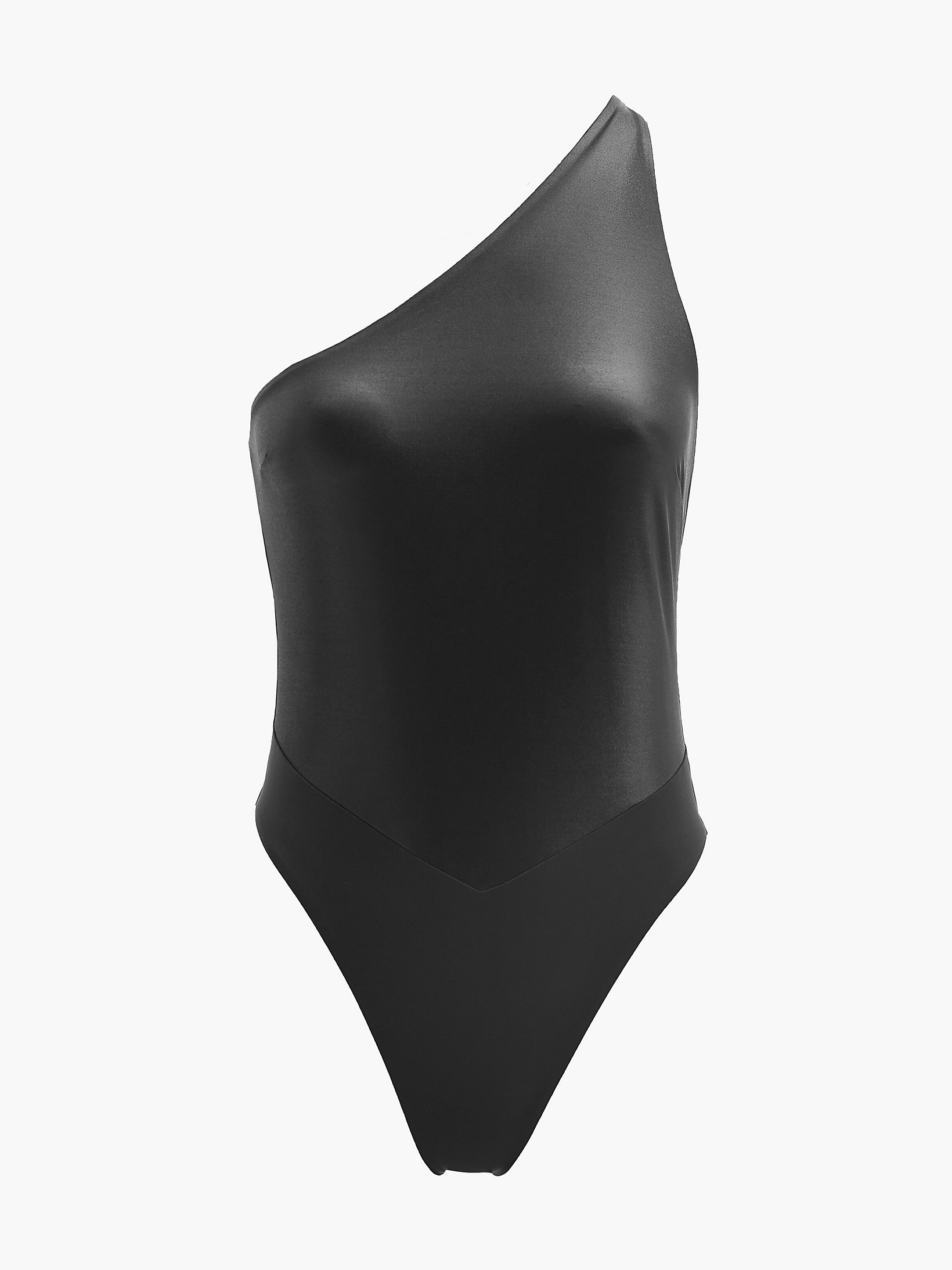 Pvh Black One Shoulder Swimsuit - Core Essentials undefined women Calvin Klein