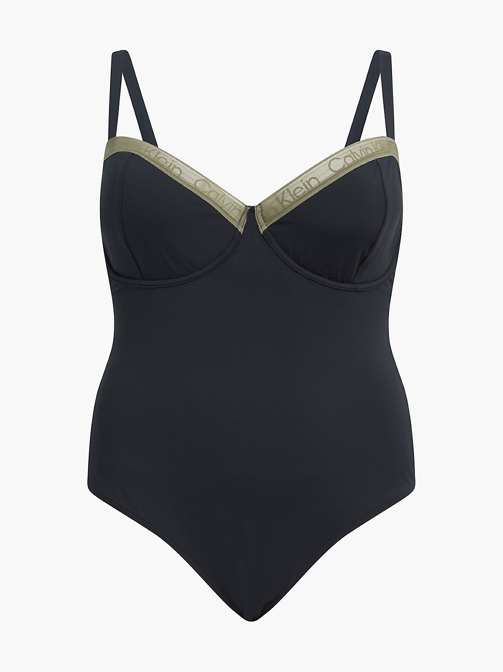 PVH BLACK Plus Size Balconette Swimsuit - CK Curve undefined women Calvin Klein
