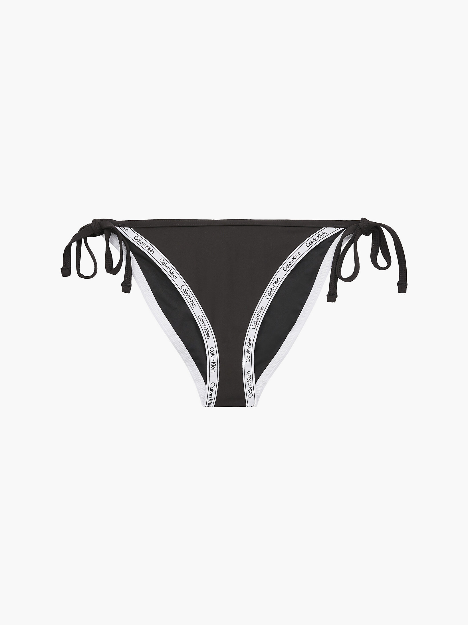 Slip Bikini Con Laccetti - Logo Tape > Pvh Black > undefined donna > Calvin Klein