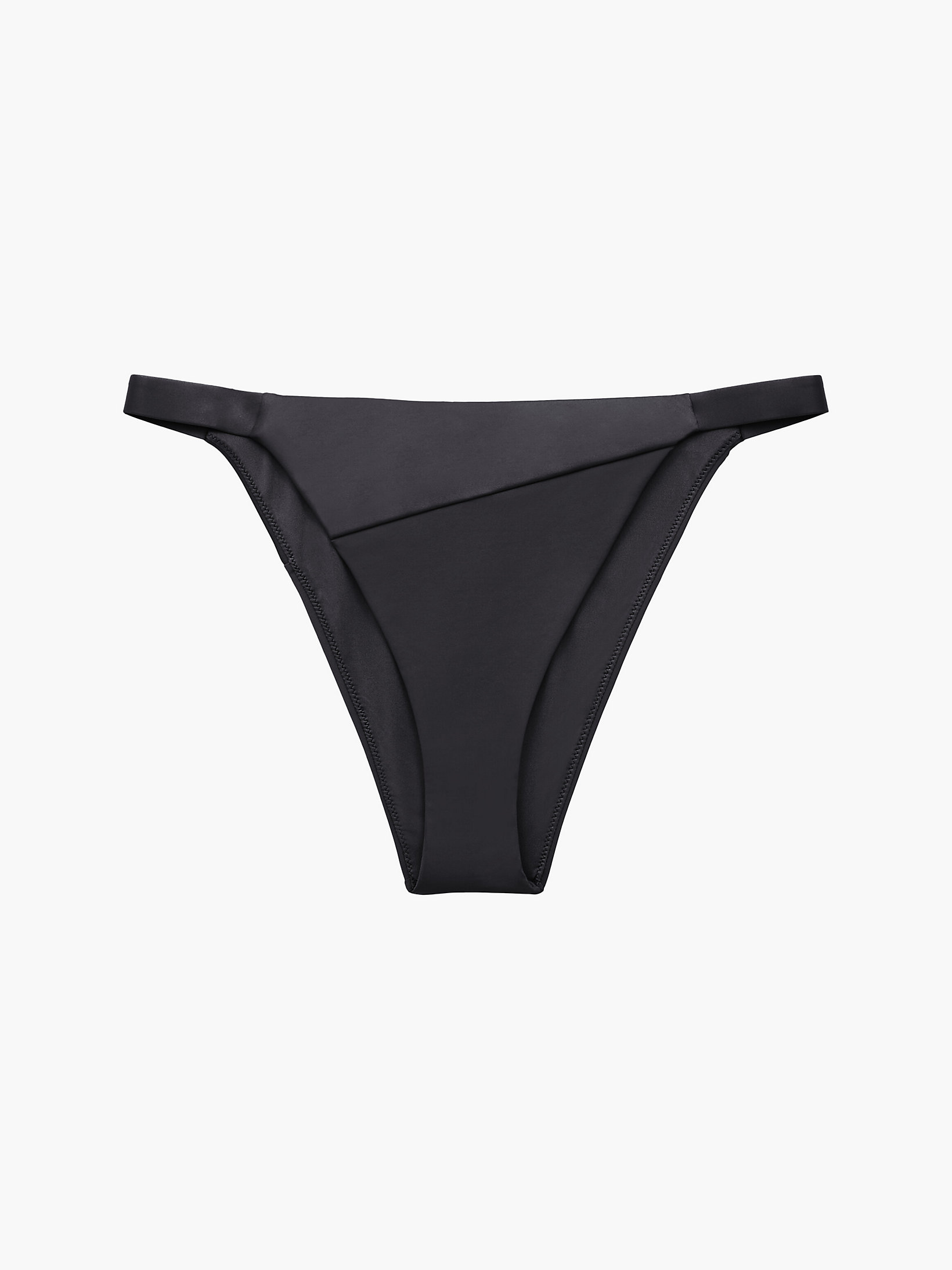 Pvh Black High Waisted Bikini Bottom - Core Essentials undefined women Calvin Klein