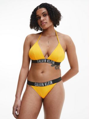 WARM YELLOW Brazilian Bikinihose - Intense Power für Damen CALVIN KLEIN