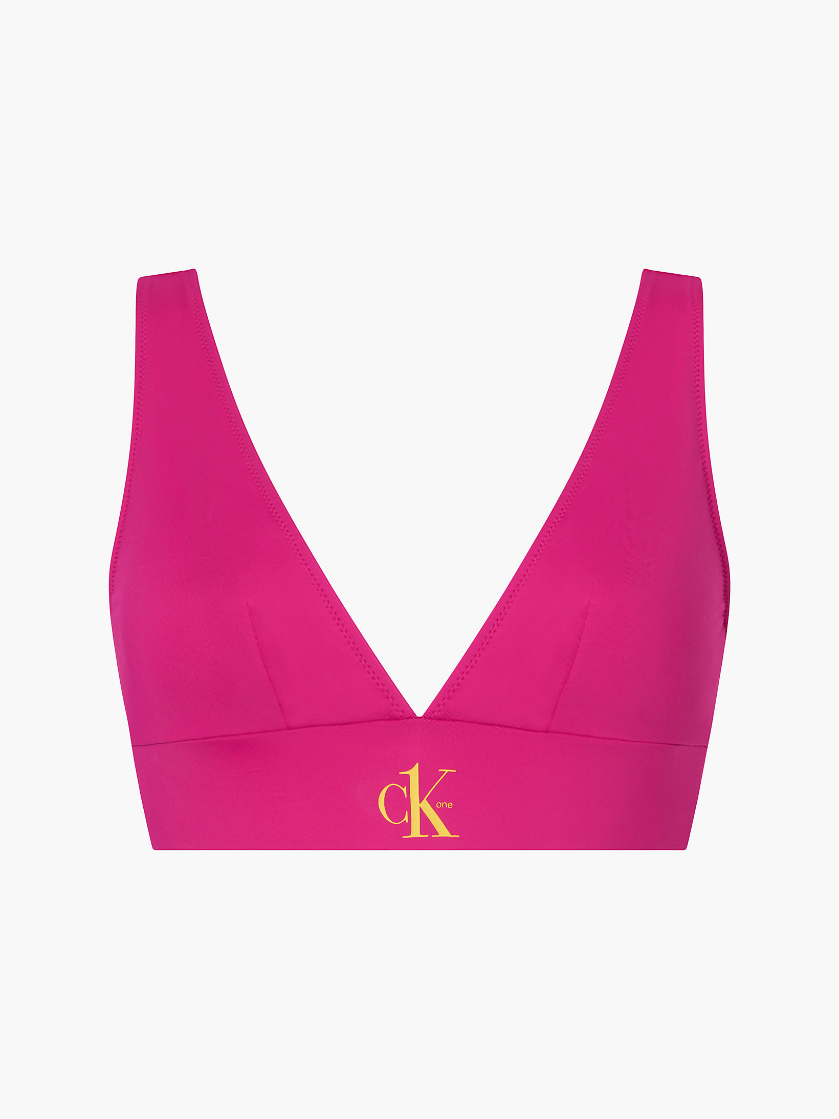 Royal Pink Bralette Bikini Top - CK One undefined women Calvin Klein