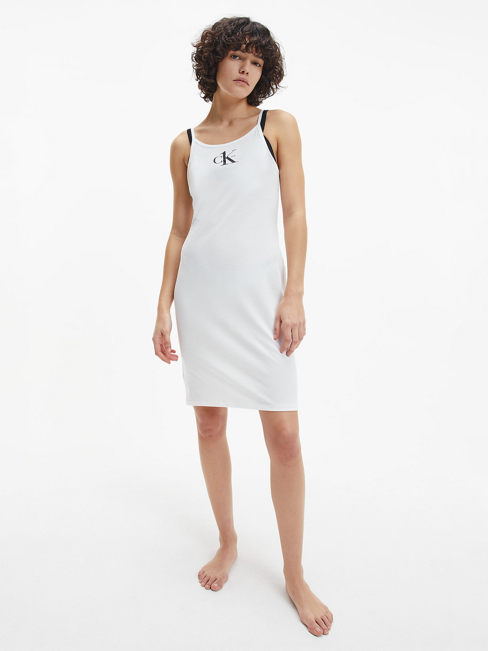 Pvh Classic White Robe De Plage En Coton Bio - CK One undefined femmes Calvin Klein