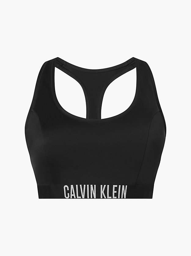 PVH BLACK Plus Size Bralette Bikini Top - Intense Power for women CALVIN KLEIN
