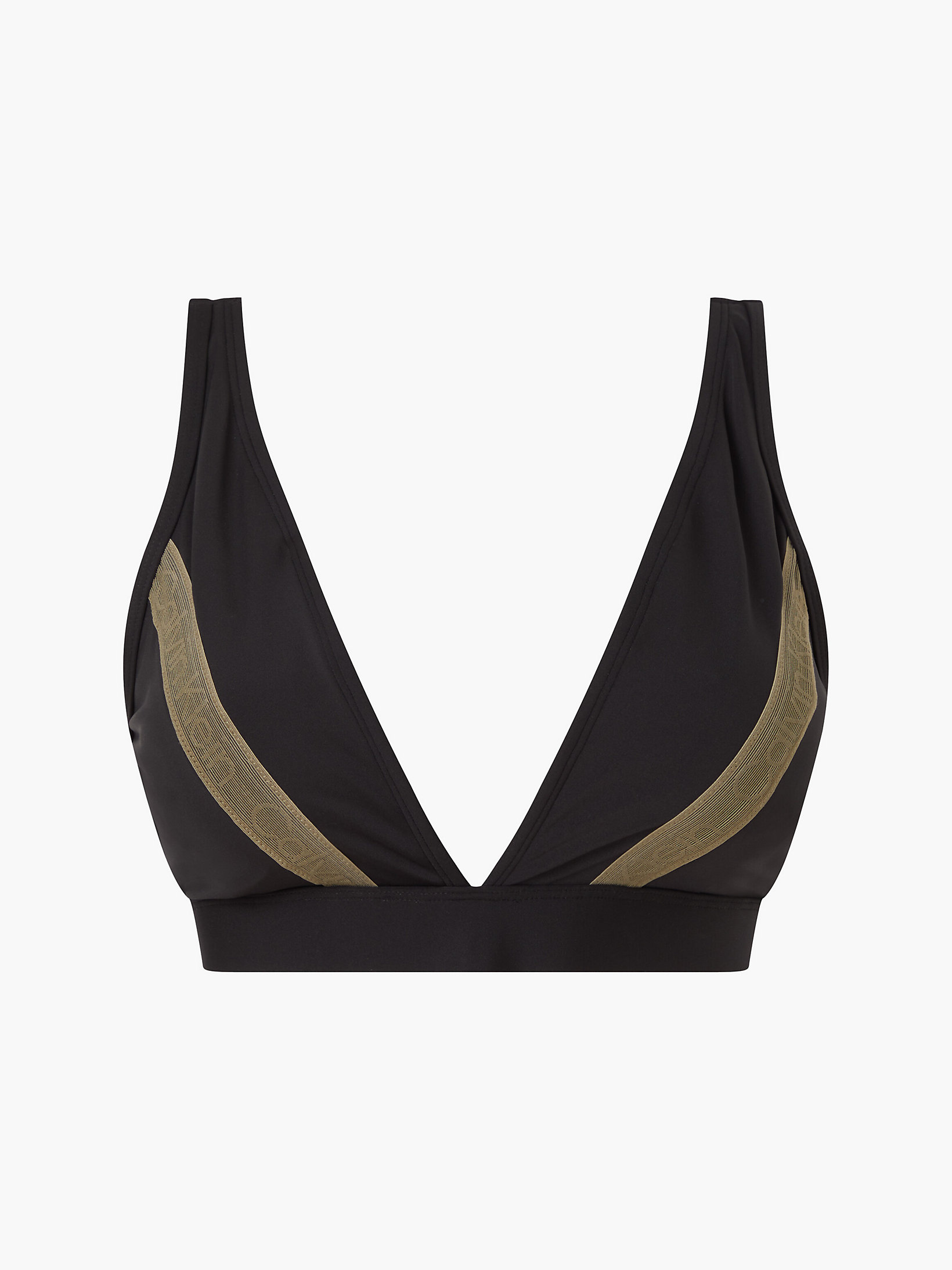 Pvh Black Grote Maat Triangel Bikinitop - Curve undefined dames Calvin Klein
