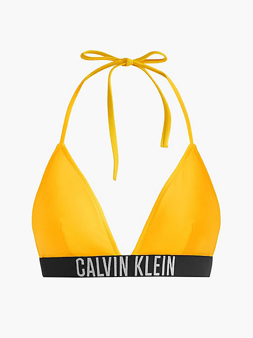 Neongelbes Calvin Klein Bikini Oberteil Gr XS neu Mode Bademode Bikinis 
