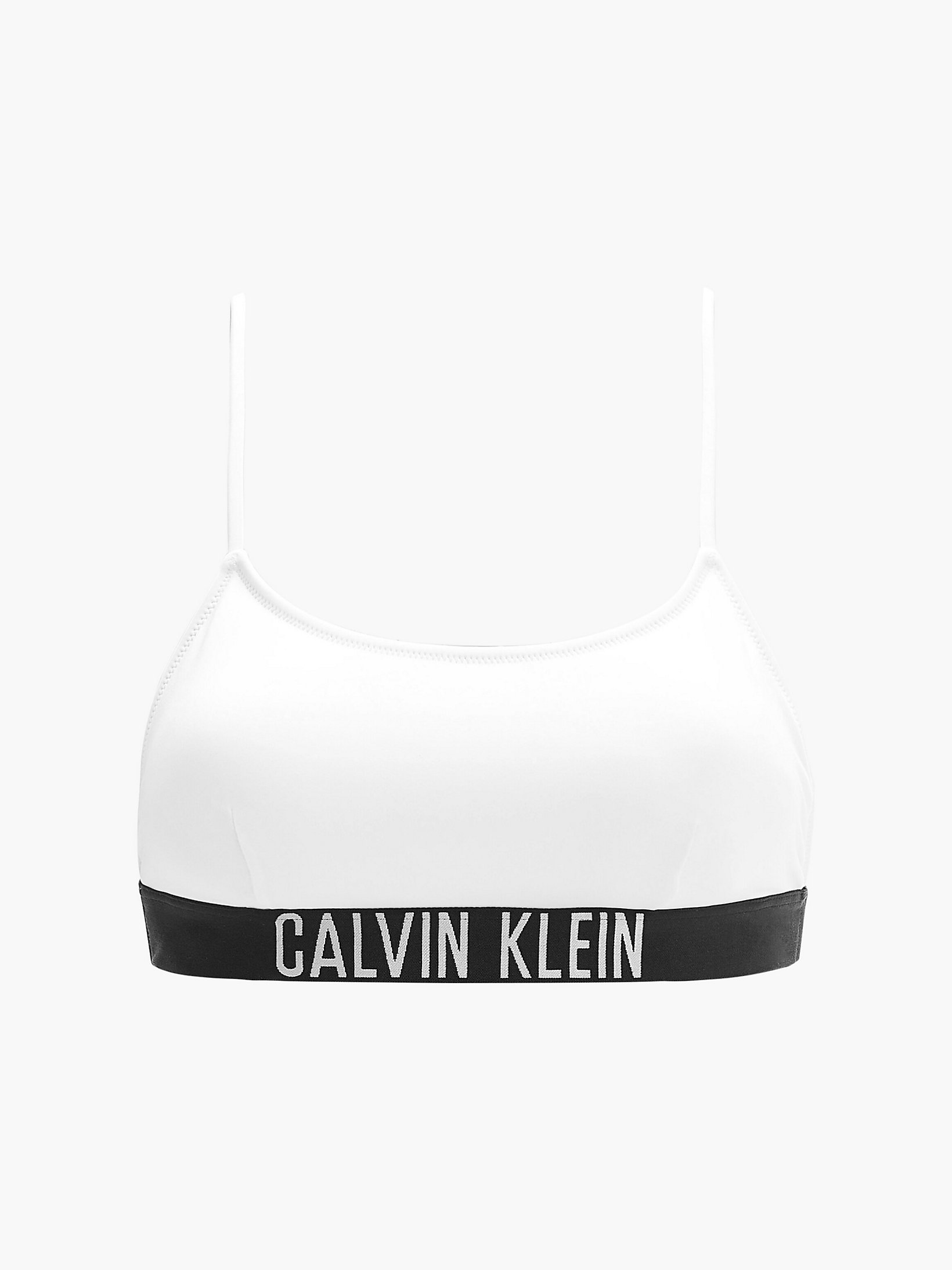 Pvh Classic White Bralette Bikini Top - Intense Power undefined women Calvin Klein