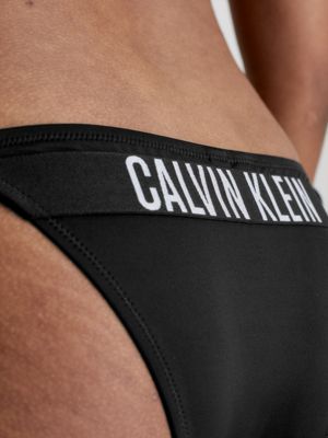 Calvin Klein Swimwear BRAZILIAN - Bikini bottoms - pvh black/black