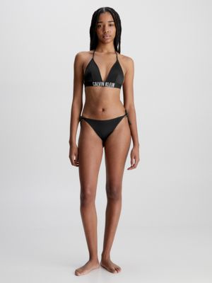 Calvin Klein Swimwear Bralette Bikini Top in Black