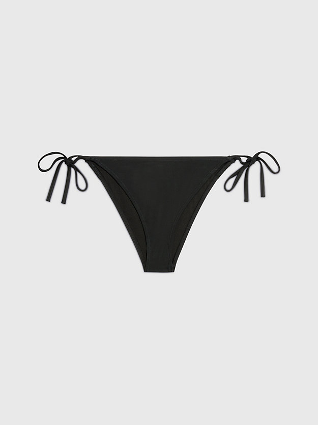 PVH BLACK Tie Side Bikini Bottoms - Intense Power for women CALVIN KLEIN