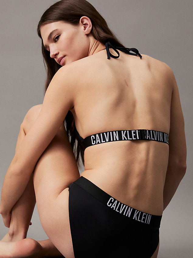 black classic bikini bottom - intense power for women calvin klein