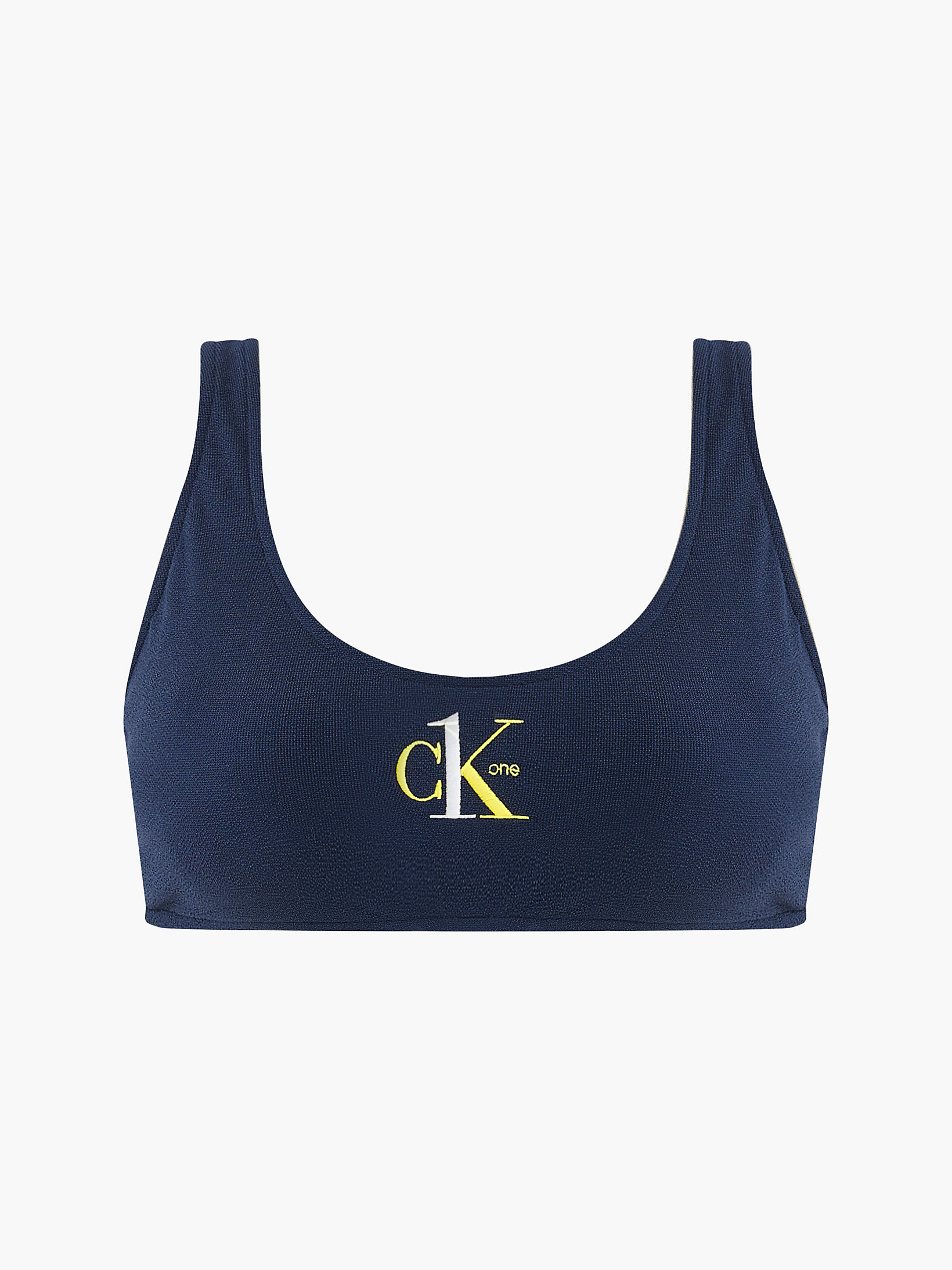 Navy Iris Bralette Bikini-Top - CK One undefined Damen Calvin Klein
