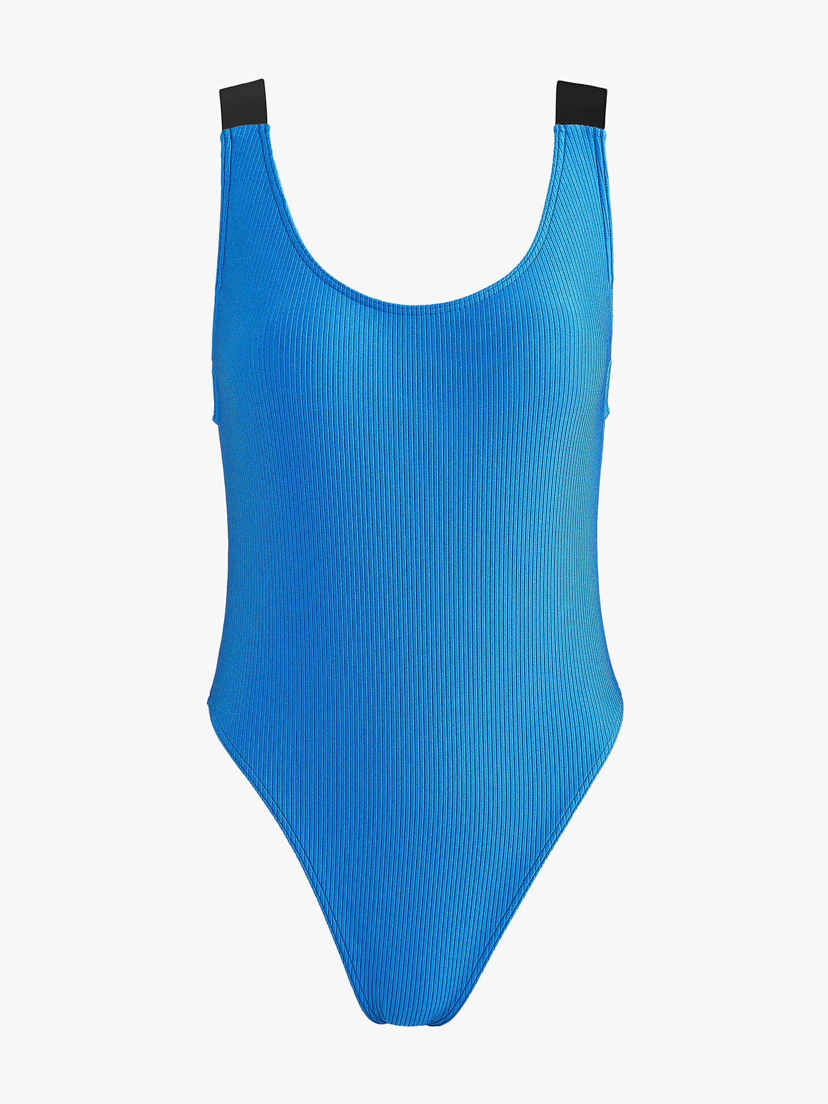 Corrib River Blue Scoop Neck Swimsuit - Intense Power undefined women Calvin Klein