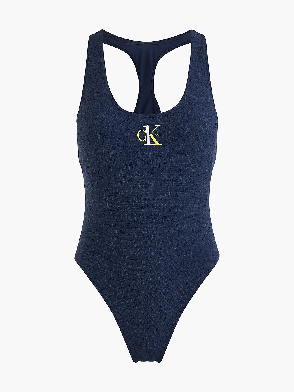 NAVY IRIS Racer Back Swimsuit - CK One undefined women Calvin Klein