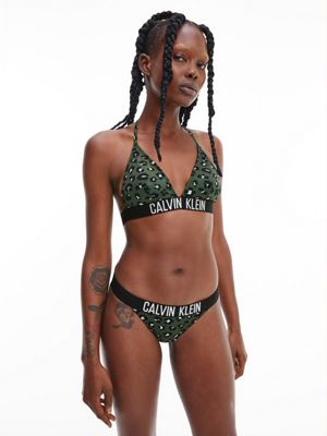 calvin klein forest green bikini