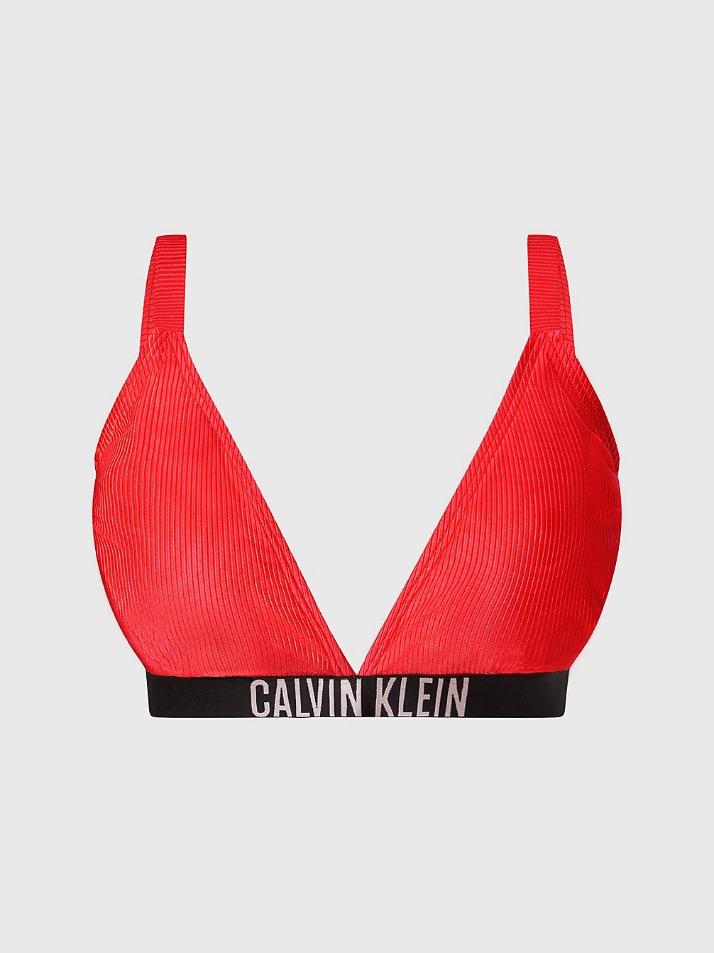 CORAL CRUSH Plus Size Triangle Bikini Top - Intense Power undefined women Calvin Klein