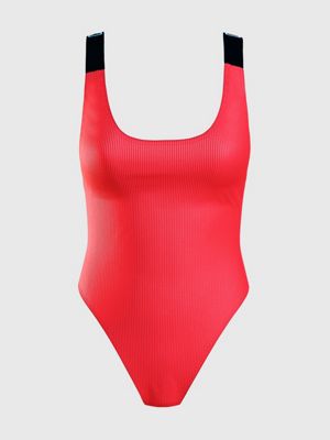 Scoop Neck Swimsuit Intense Power Calvin Klein® KW0KW01942XKN