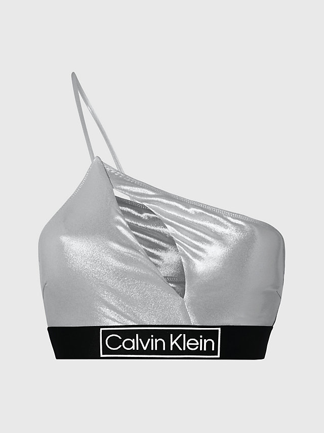 Light Cast Haut De Bikini Asymétrique - Core Festive undefined femmes Calvin Klein
