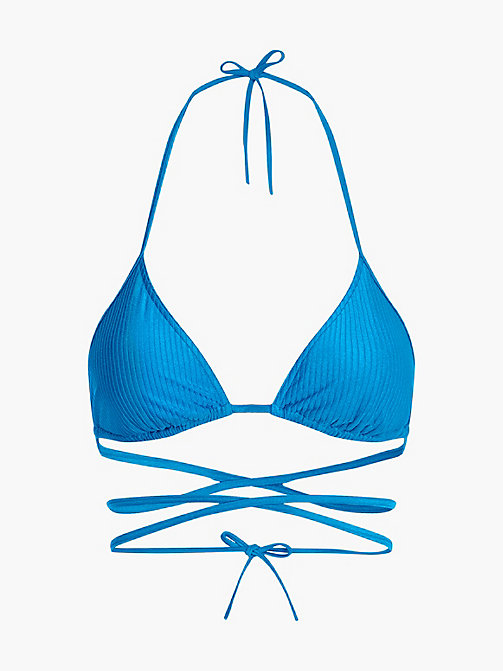 Tonal Logo Top bikini a triangolo Calvin Klein Donna Sport & Swimwear Costumi da bagno Bikini Bikini a Triangolo 