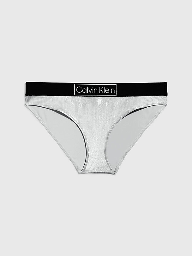 grey bikini bottom - core festive for women calvin klein