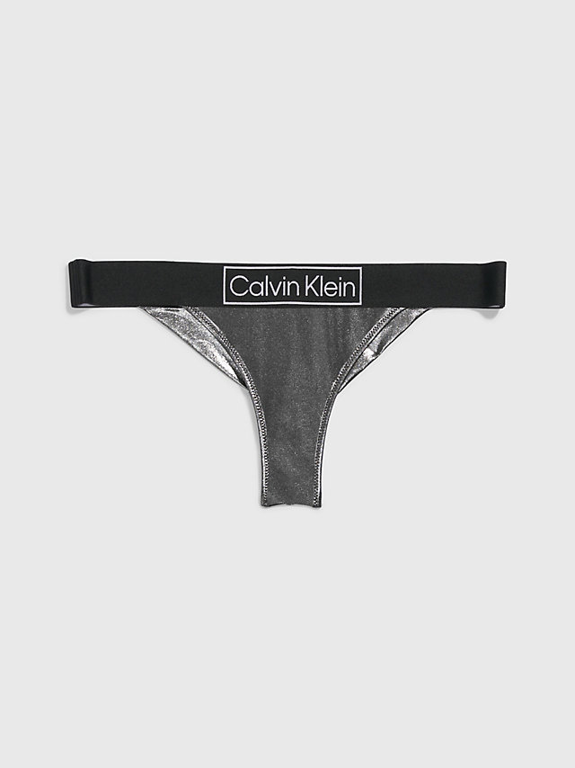 Pvh Black Brazilian Bikini Bottom - Core Festive undefined women Calvin Klein