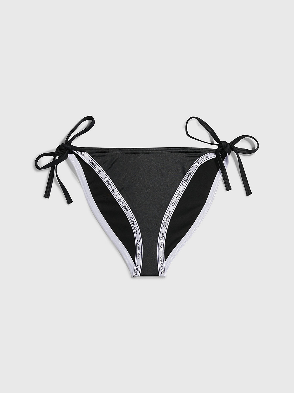 PVH BLACK > Dół Od Bikini Wiązany Z Boku - Logo Tape > undefined Kobiety - Calvin Klein
