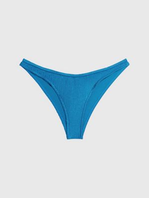 High Leg Bikini Bottom - CK One Calvin Klein® | KW0KW01954C22