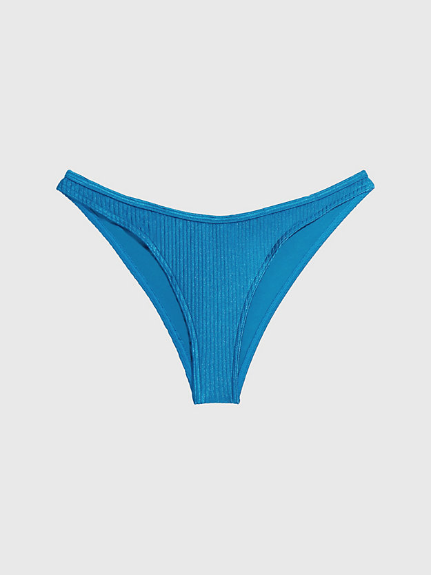 REGATTA BLUE Slip bikini sgambato - CK One da donna CALVIN KLEIN