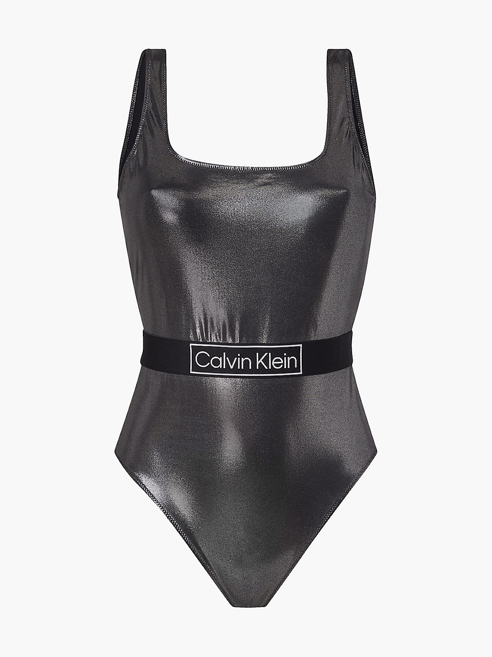 PVH BLACK Scoop Neck Swimsuit - Core Festive undefined women Calvin Klein
