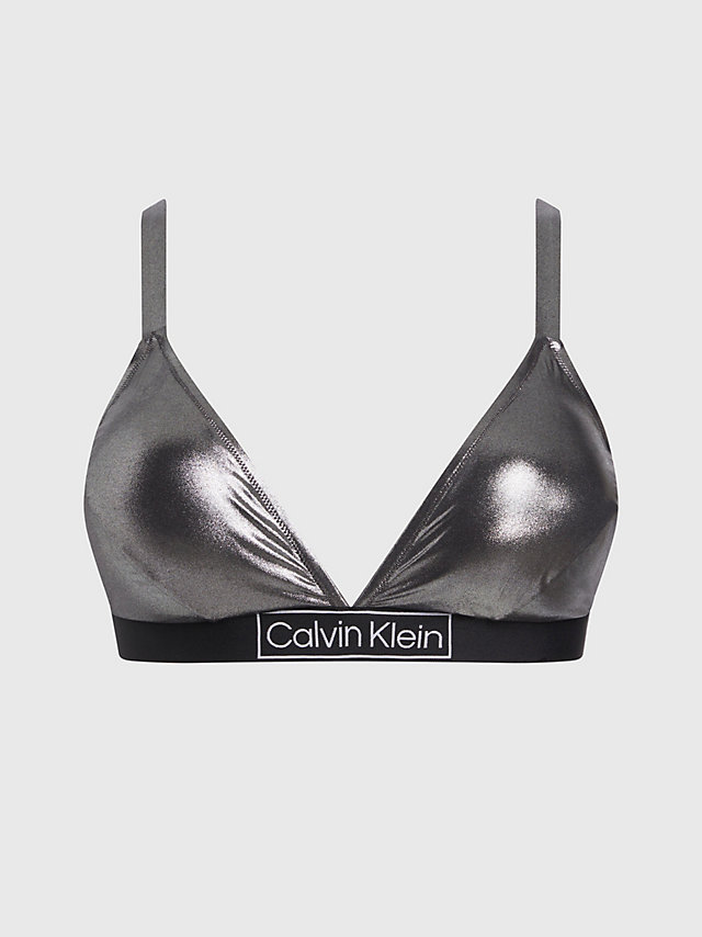 Pvh Black > Grote Maat Triangel Bikinitop - Core Festive > undefined dames - Calvin Klein