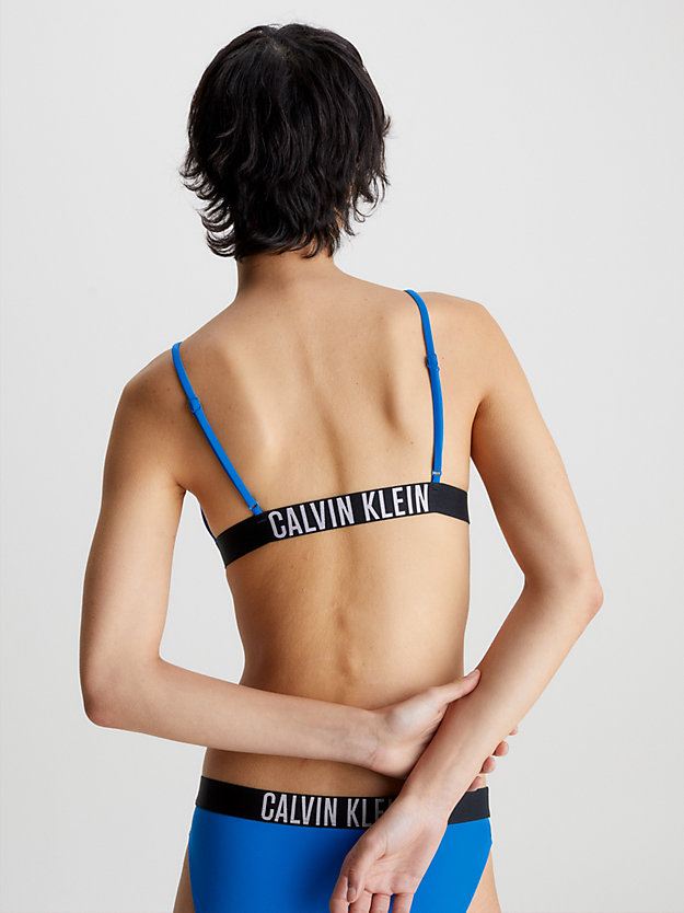 DYNAMIC BLUE Bralette bikinitop - Intense Power voor dames CALVIN KLEIN