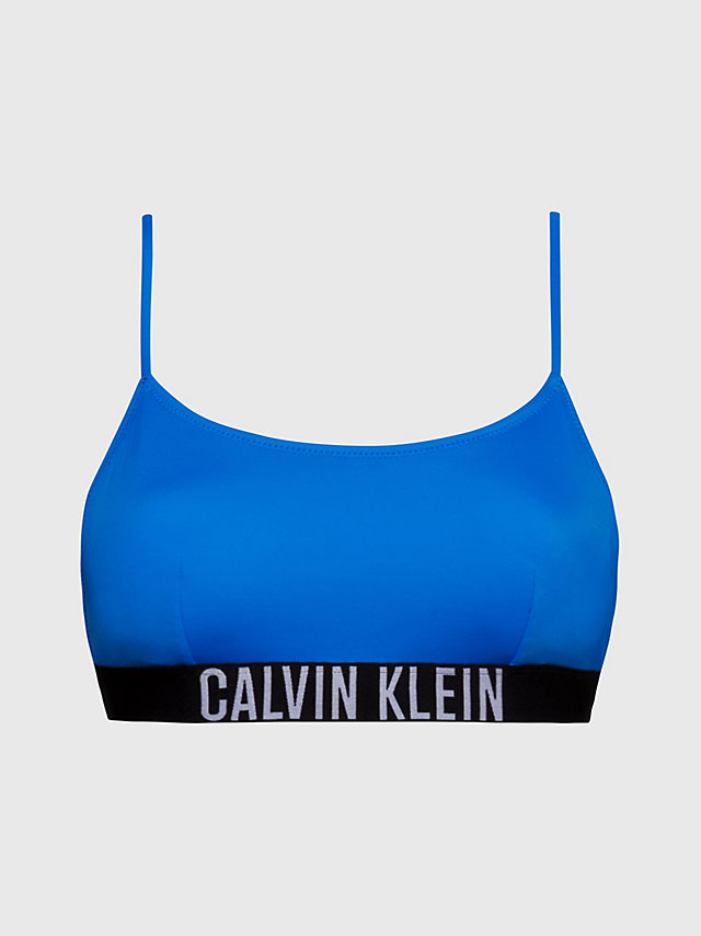 Dynamic Blue Bralette Bikini Top - Intense Power undefined women Calvin Klein