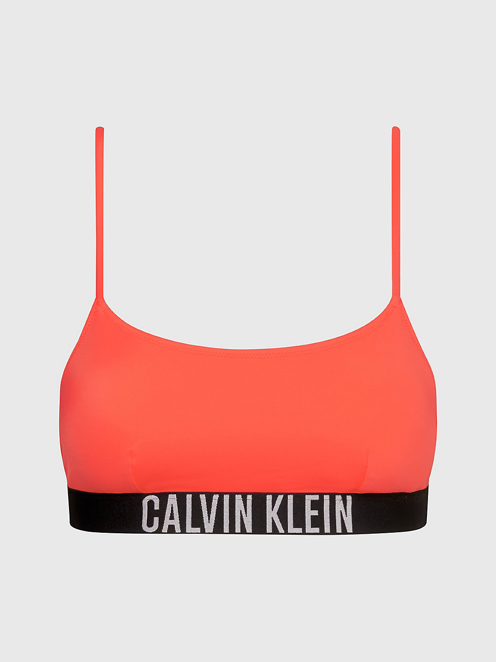 BRIGHT VERMILLION Bralette Bikini Top - Intense Power undefined women Calvin Klein