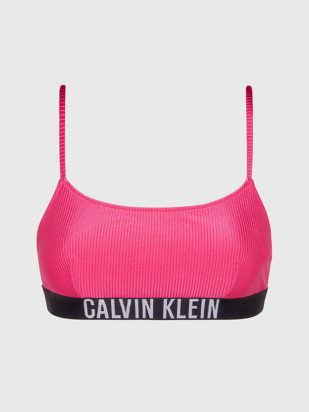 PINK FLASH Top bikini a reggiseno - Intense Power da donna CALVIN KLEIN