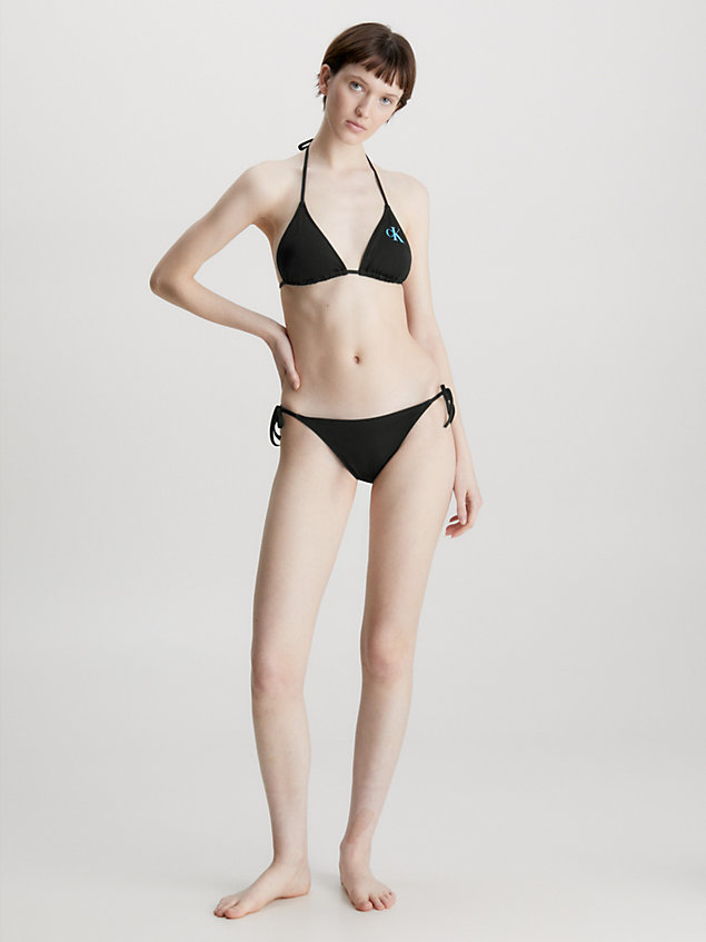 black triangle bikini top - ck monogram für damen - calvin klein