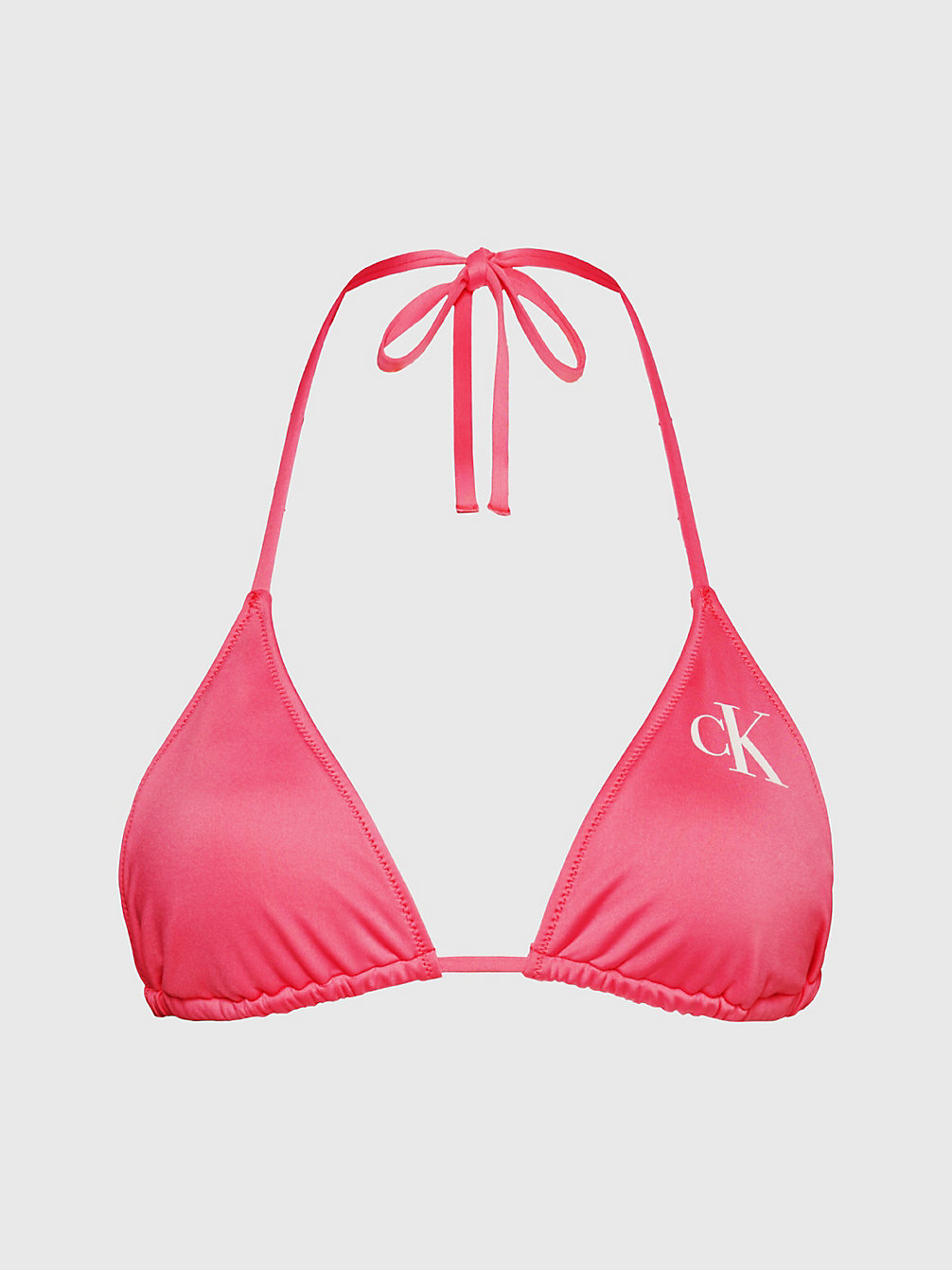 PINK FLASH Triangle Bikini Top - CK Monogram undefined women Calvin Klein