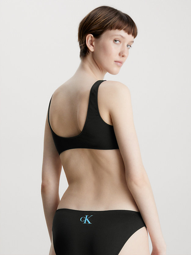 PVH BLACK Bralette-Bikini-Top - CK Monogram für Damen CALVIN KLEIN