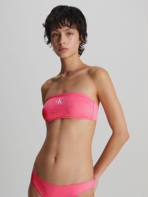 Calvin klein bandeau outlet bikini top