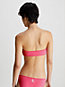 pink flash bandeau bikini-top – ck monogram für damen - calvin klein