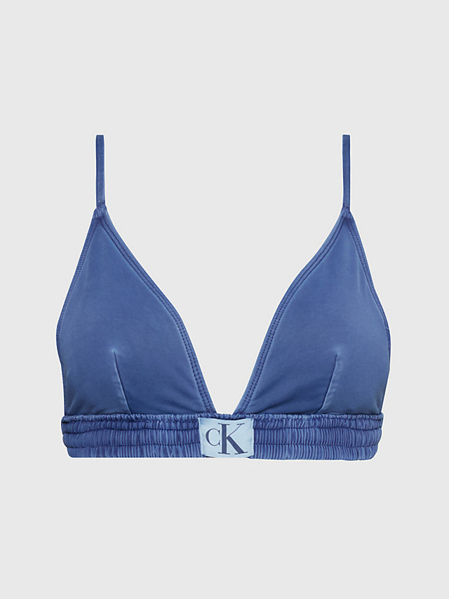 Navy Iris > Triangel Bikini-Top – CK Authentic > undefined Damen - Calvin Klein