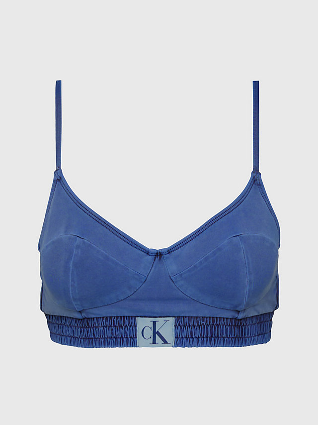 Navy Iris Bralette Bikinitop - CK Authentic undefined dames Calvin Klein