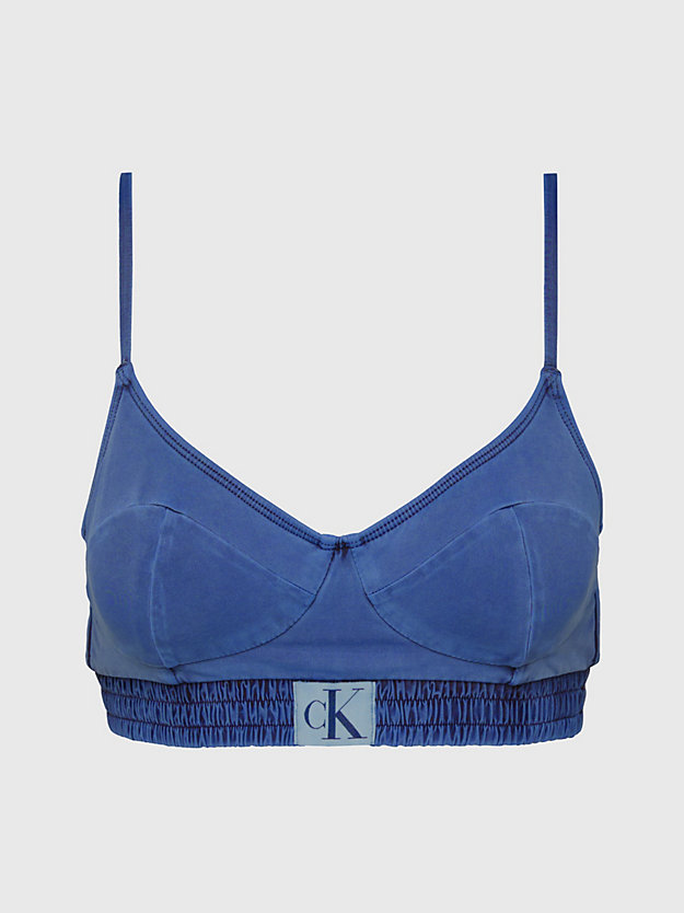 NAVY IRIS Góra od bikini typu bralette - CK Authentic dla Kobiety CALVIN KLEIN