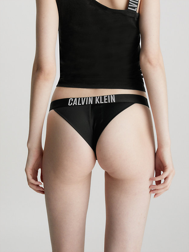 PVH BLACK Parte de abajo de bikini brasileño - Intense Power de mujer CALVIN KLEIN